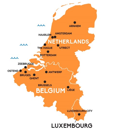 Μεταφορά από και προς Βέλγιο Ολλανδία Λουξεμβούργο ..